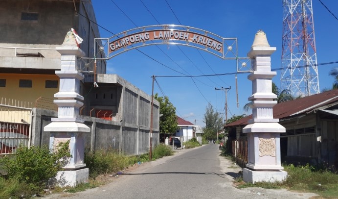 GAPURA GAMPONG LAMPOH KRUENG